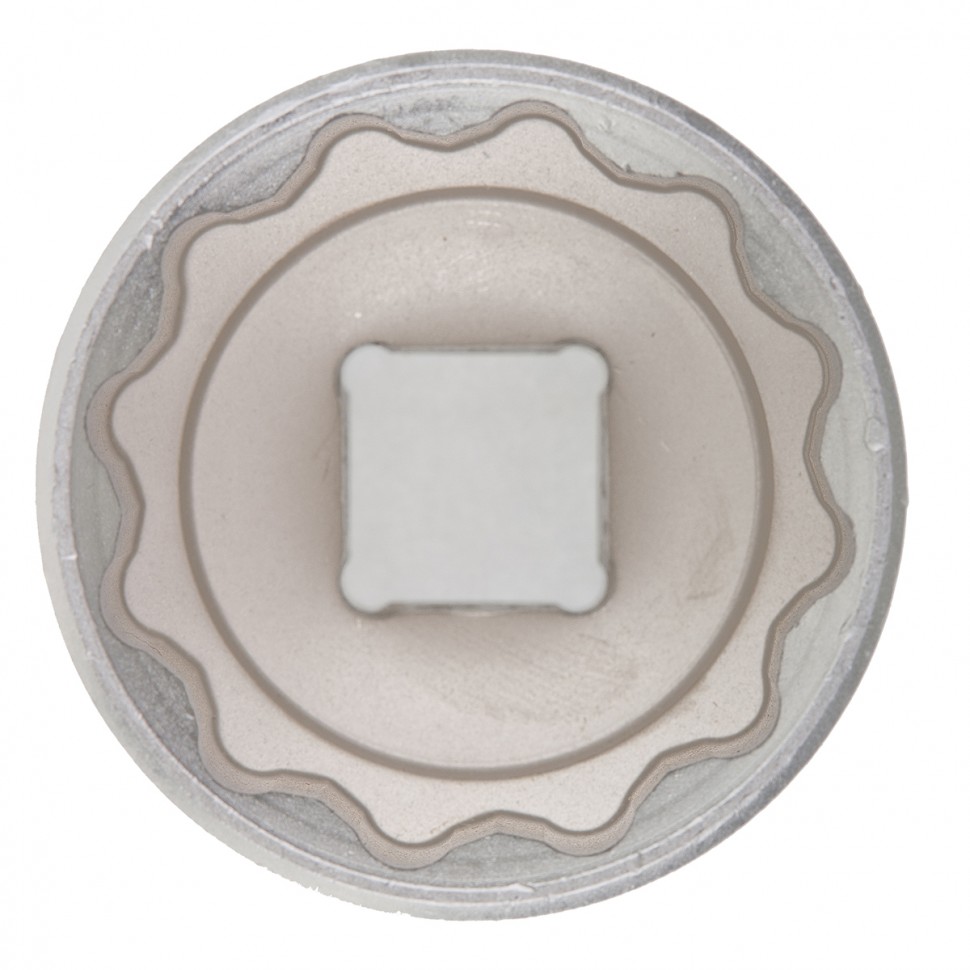 Головка торцевая, 32 мм, двенадцатигранная, CrV, под квадрат 1/2, хромированная Matrix (13698)