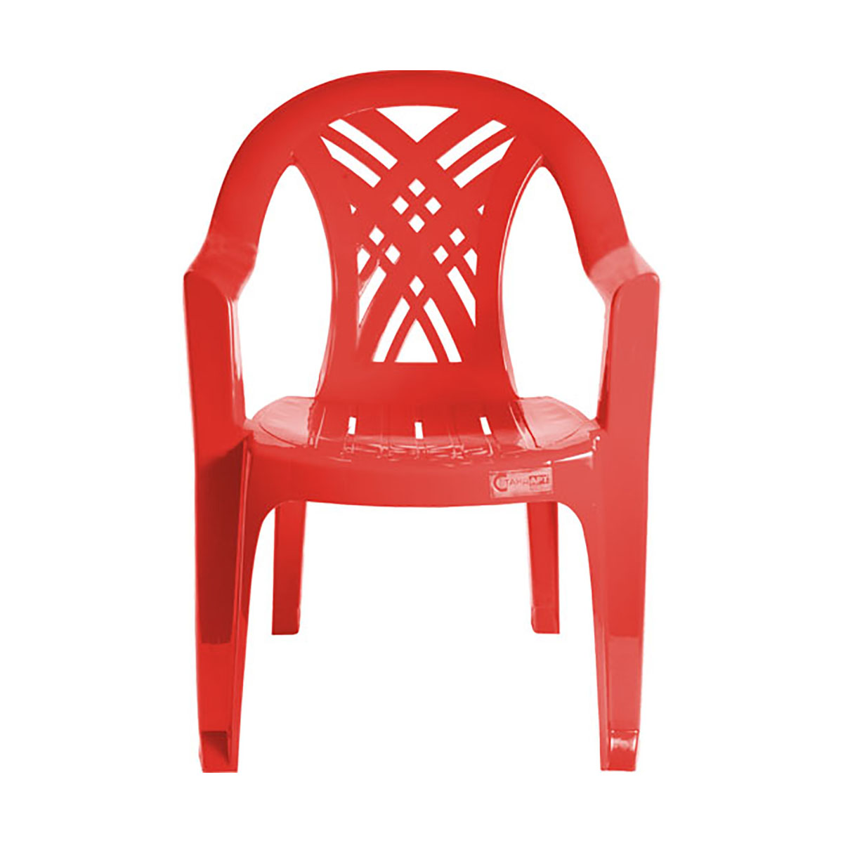 Кресло пласт. "престиж-2" (красный) (1) "стандарт пластик"