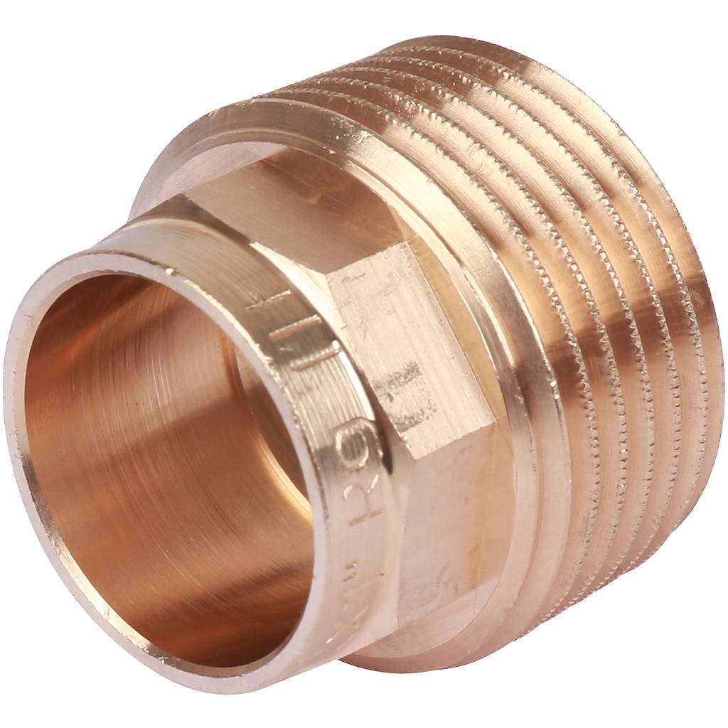 Муфта 22х1" переходная (НР) под пайку с наружной резьбой SANHA бронзовая 14243221