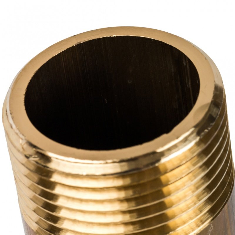 Сгон НР 3/4" 100 мм латунь STOUT