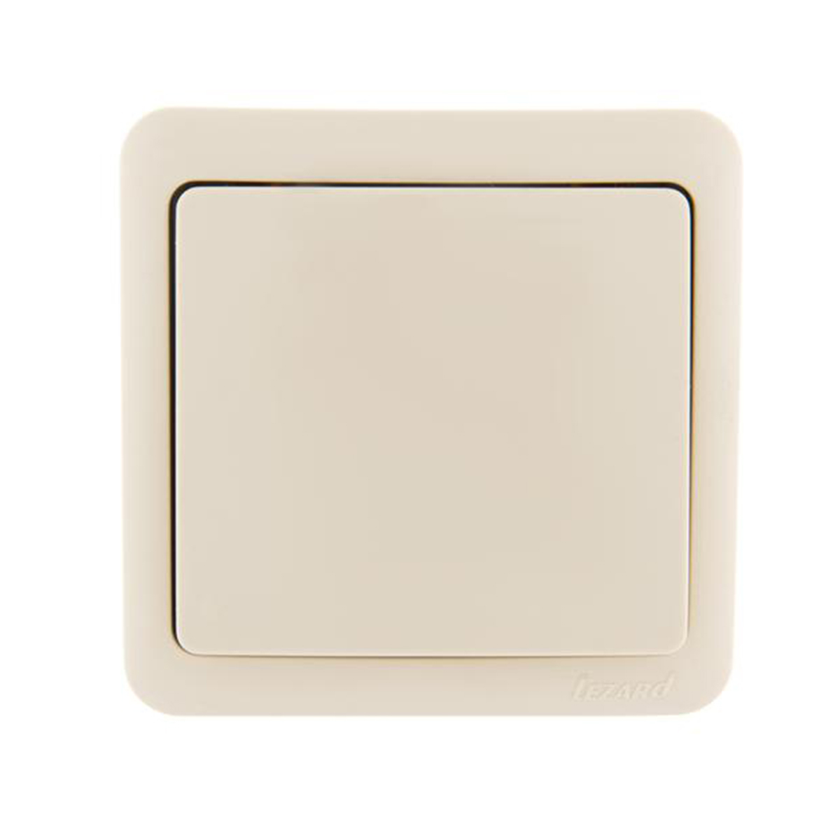 Выключатель открыт. уст. "viola" 1 кл., кремовый (1/12/144) "lezard" 751-0300-100