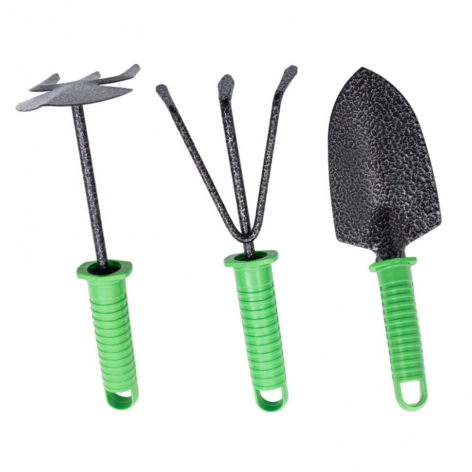 Набор садового инструмента, пластиковые рукоятки, 4 предмета, Standard, Palisad (62905)