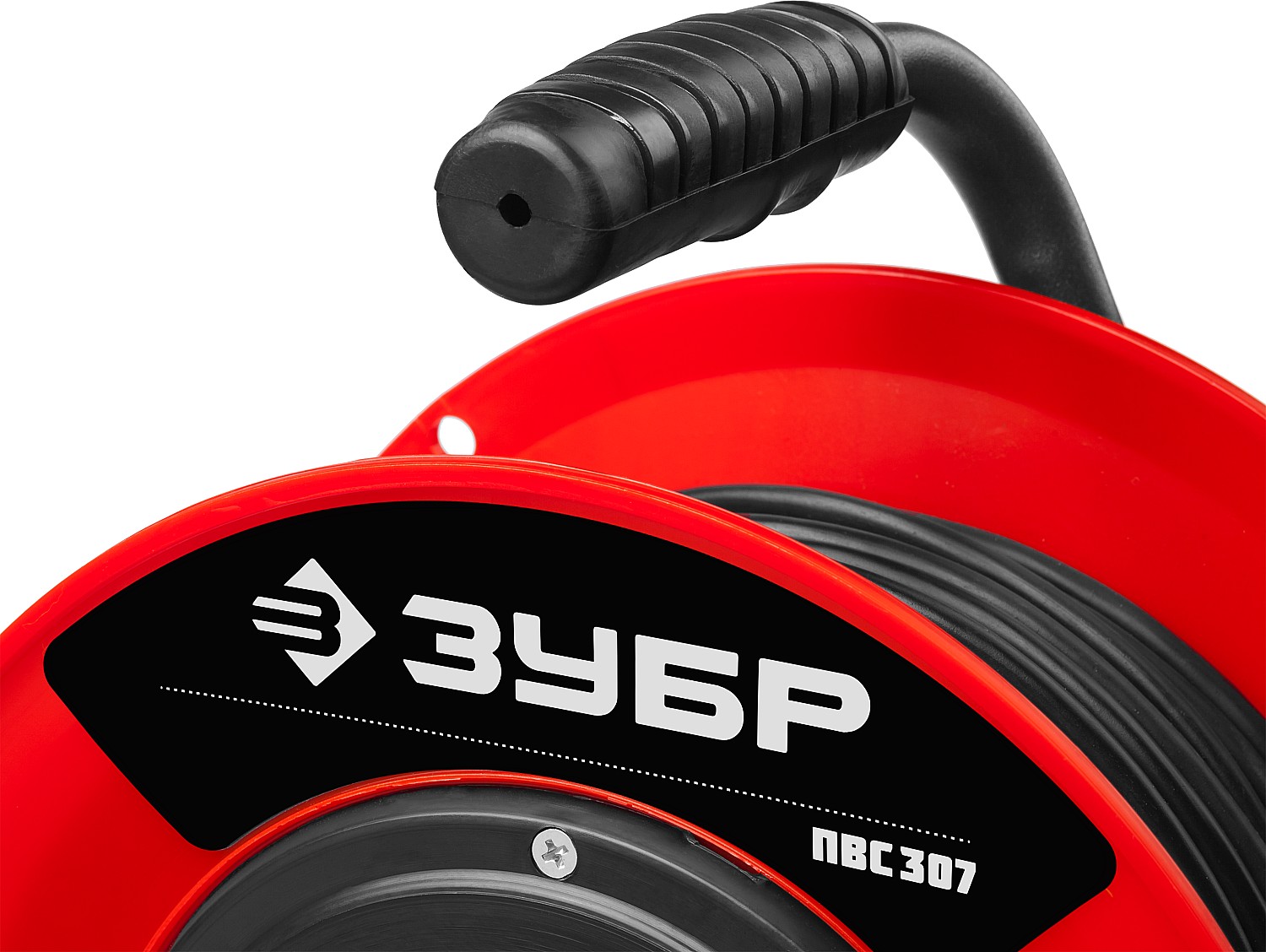 Удлинитель на катушке ЗУБР ПВС 3х0.75 20м 2200Вт, ПВС 307