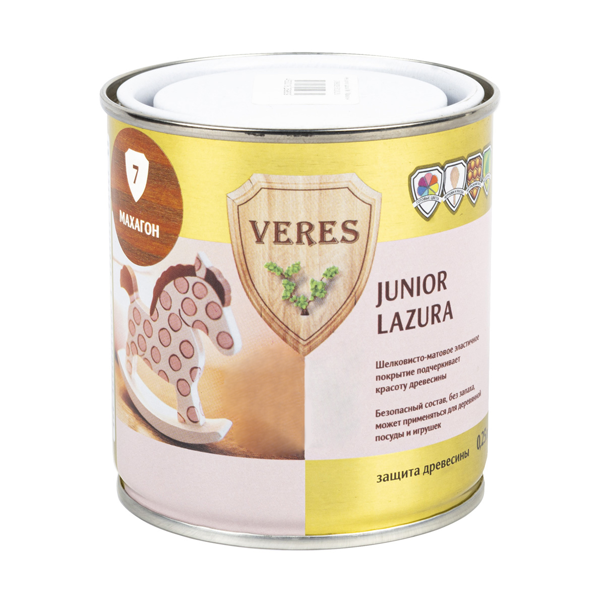 Верес джуниор № 7 махагон 0,25 л (1/6) "veres"