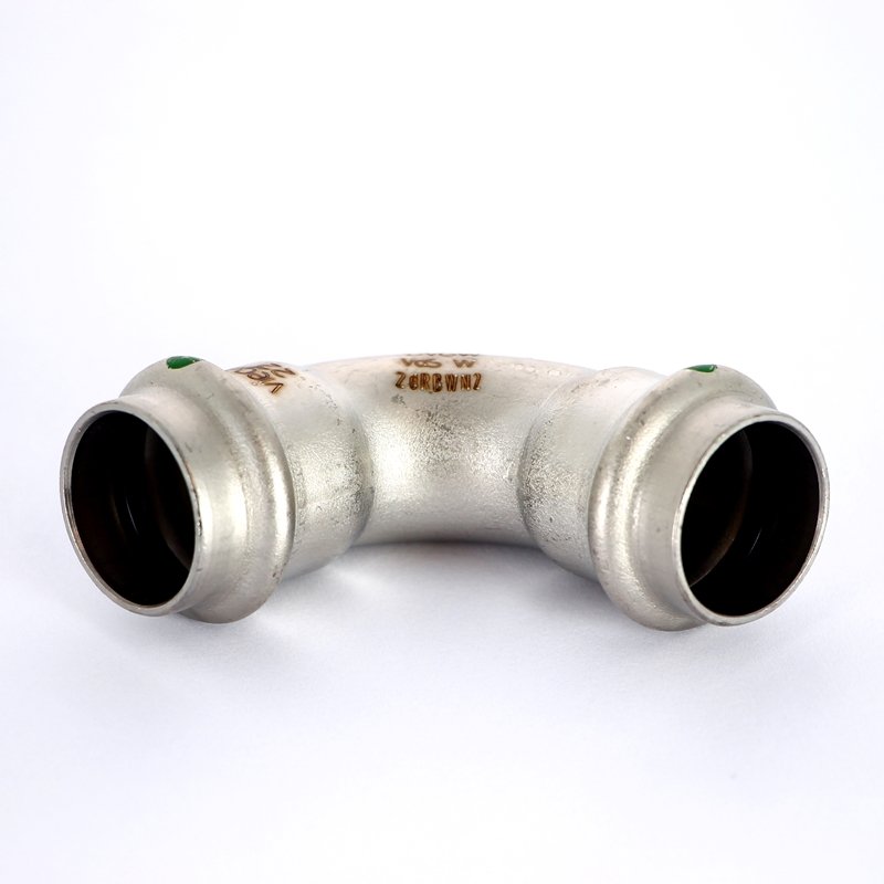 Угол пресс 22 нержавеющая сталь Sanpress Inox VIEGA