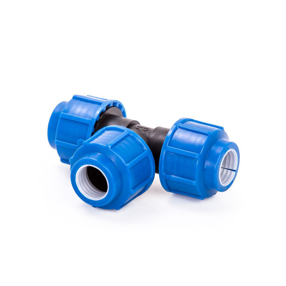 Тройник компрессионный для пнд труб 25 x 20 x 25 мм (15/120) "lammin"