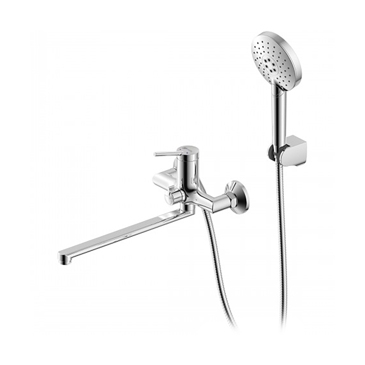 Смеситель для ванн "minima"  lm3851c  длинный плоский излив (1/8) "lemark"