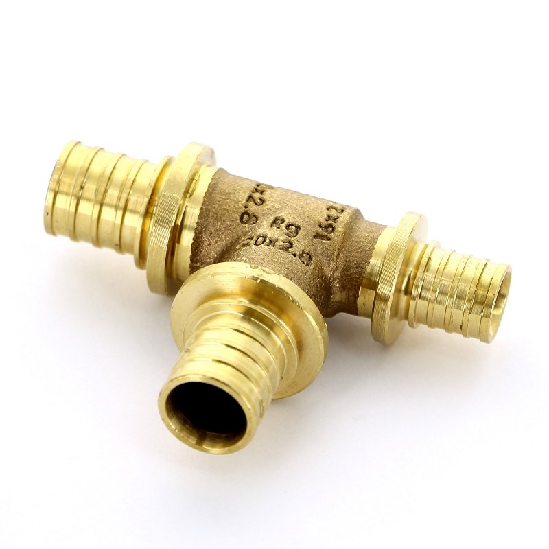 Тройник 20 х 20 х 16 REHAU RAUTITAN PLATINUM RX бронза