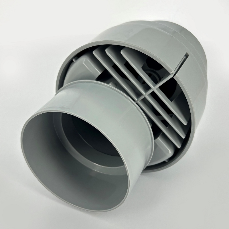 Клапан McALPINE вентиляционный (аэратор) для канализации со смещением и крышкой, 110 мм