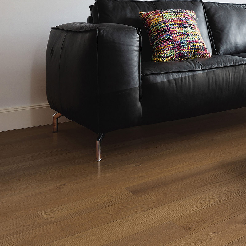 Паркетная доска Haro Series 4000 (5G) 535465 Дуб Дымчатый (Янтарный) Маркант брашированный однополосный 2V2200 x 180 x 13.5мм