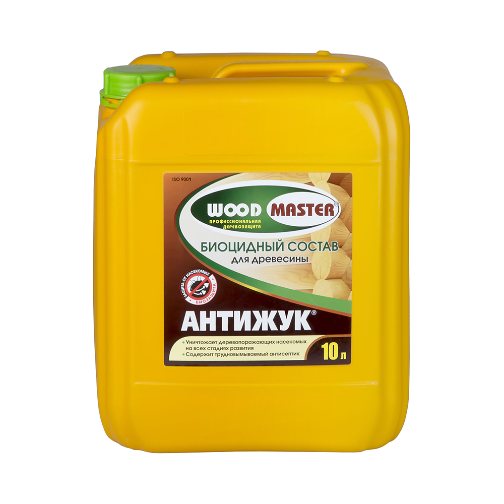 Антижук биоцидный состав "woodmaster" 10 л (1) "рогнеда"