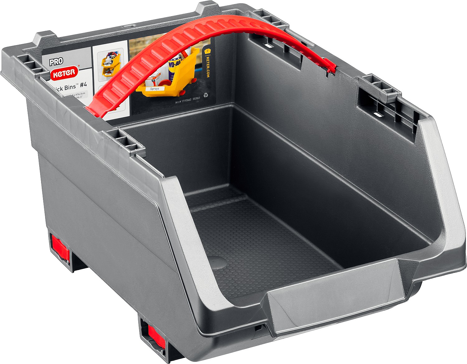 KETER CLICK BIN, 2.8 л, 315 х 220 х 160 мм, лоток для хранения (38067)