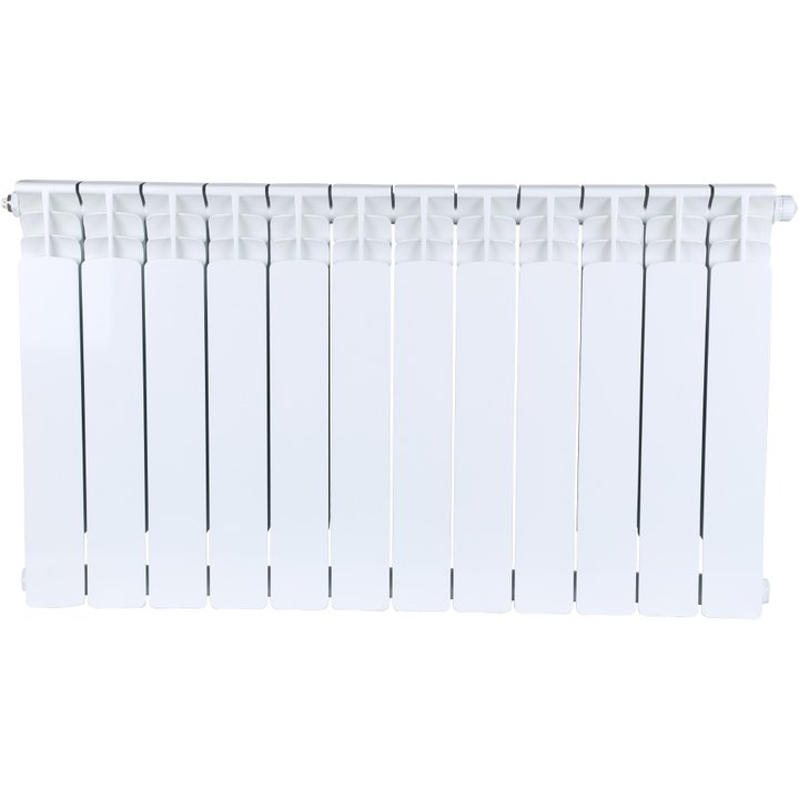 Радиатор STOUT Space 500 мм 12 секций, биметал. (нижнее правое подключение) на 22,2 кв.м.