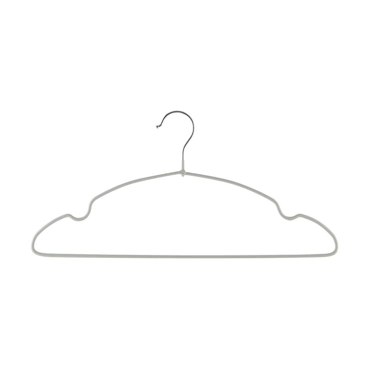 Вешалка-плечики для одежды металл. c пвх покрытием (1/20/200) "рыжий кот"