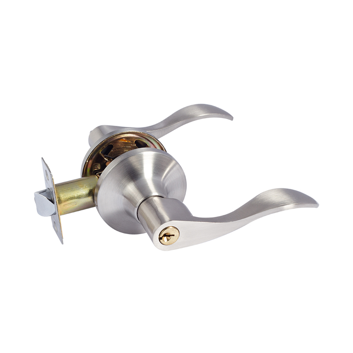 Защелка зв1-01 isparus (ключ/фиксатор) матов. никель (1/20) "нора-м"