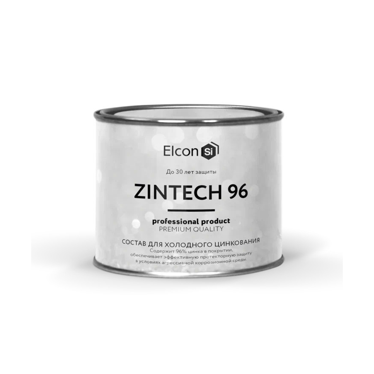 Состав для холодного цинкования "zintech 96" серый 1 кг (1/24) "elcon"