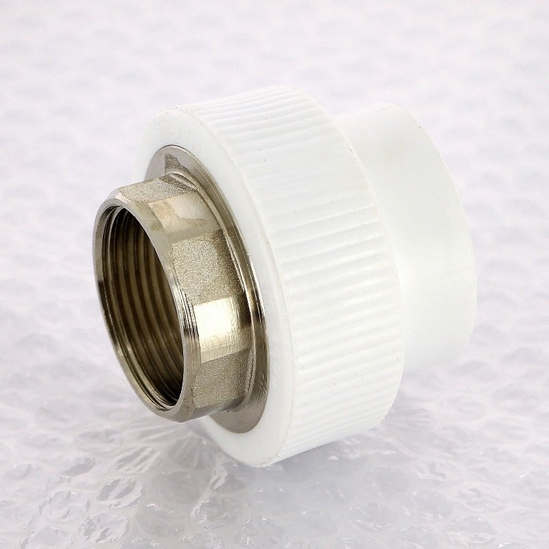 Муфта под ключ 40 х 1"1/4 (ВР) PRO AQUA полипропиленовая PP-R