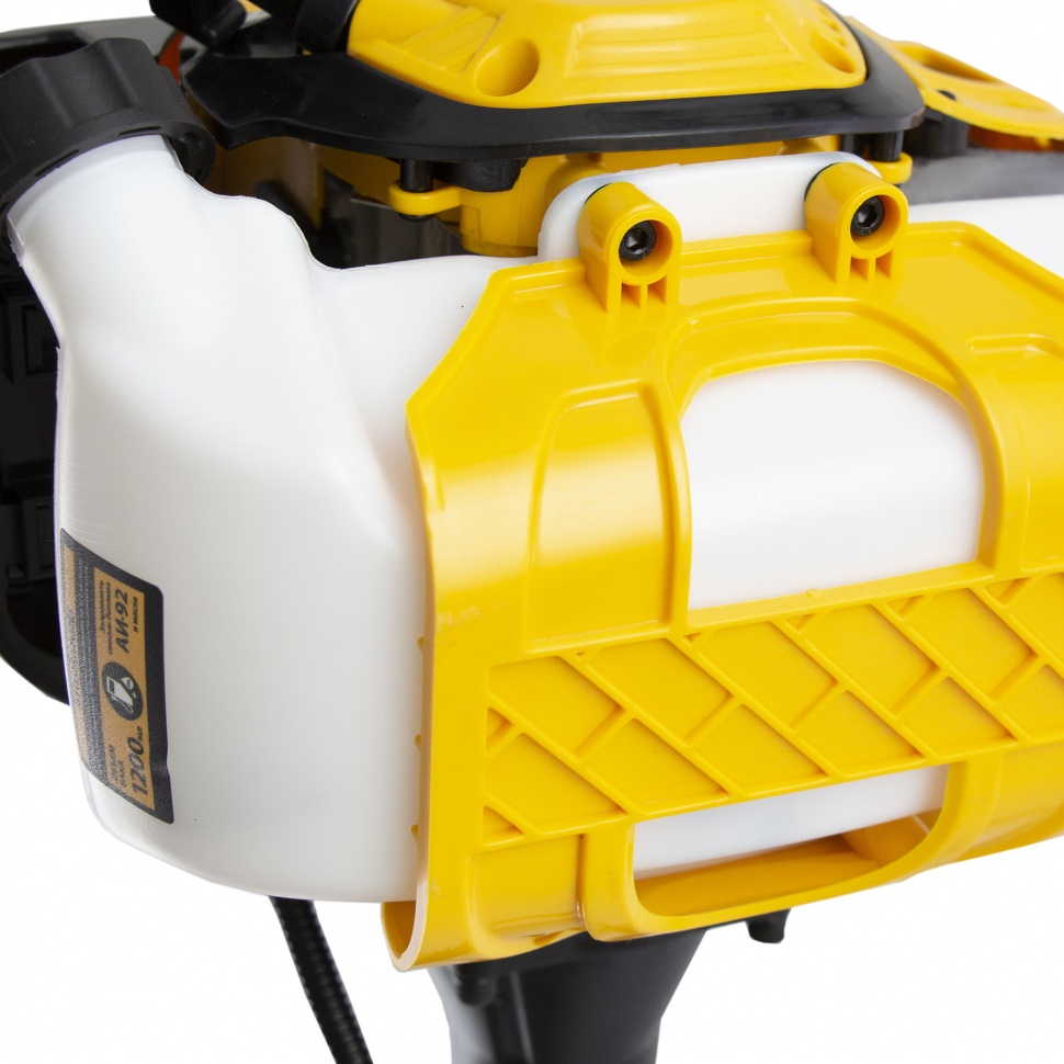 Триммер бензиновый DTL-43, 43 см3, неразъемная штанга, состоит из 2 частей Denzel (96263)