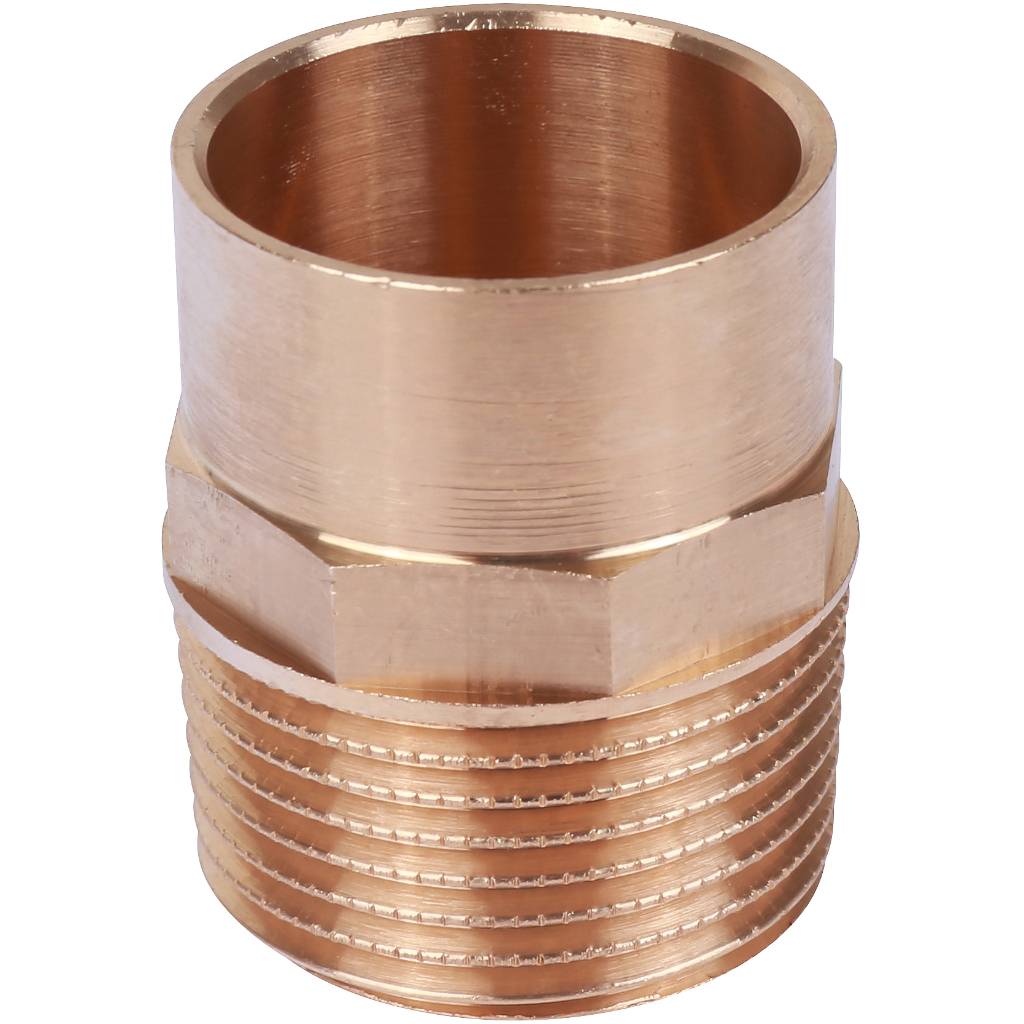 Муфта 28х1" переходная (НР) под пайку с наружной резьбой SANHA бронзовая 14243281