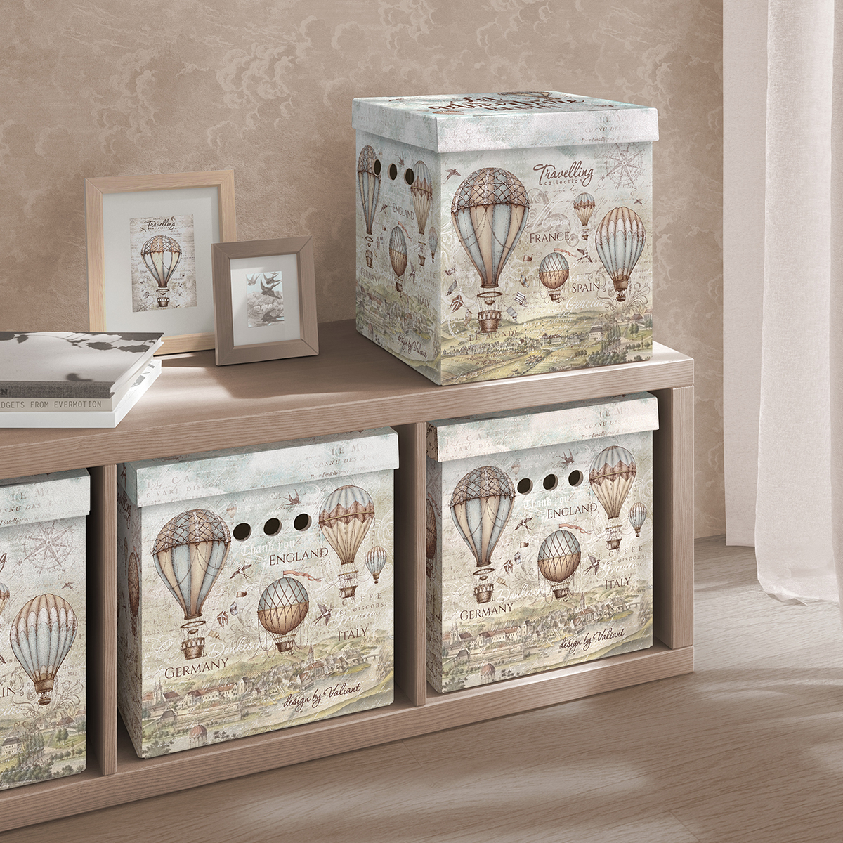 Короб для хранения "travelling" 31,5*31,5*31,5 см (набор 3 шт.) (1/12) "valiant" tc-bctn-3k