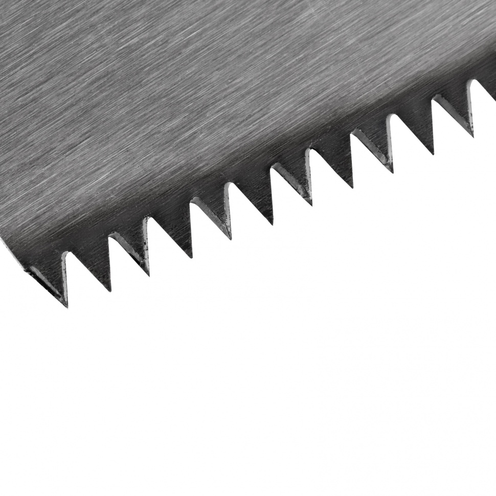 Ножовка по дереву "Зубец", 400 мм, 11 TPI, зуб 2D, калёный зуб, 2-х компонентная рукоятка Сибртех (23824)