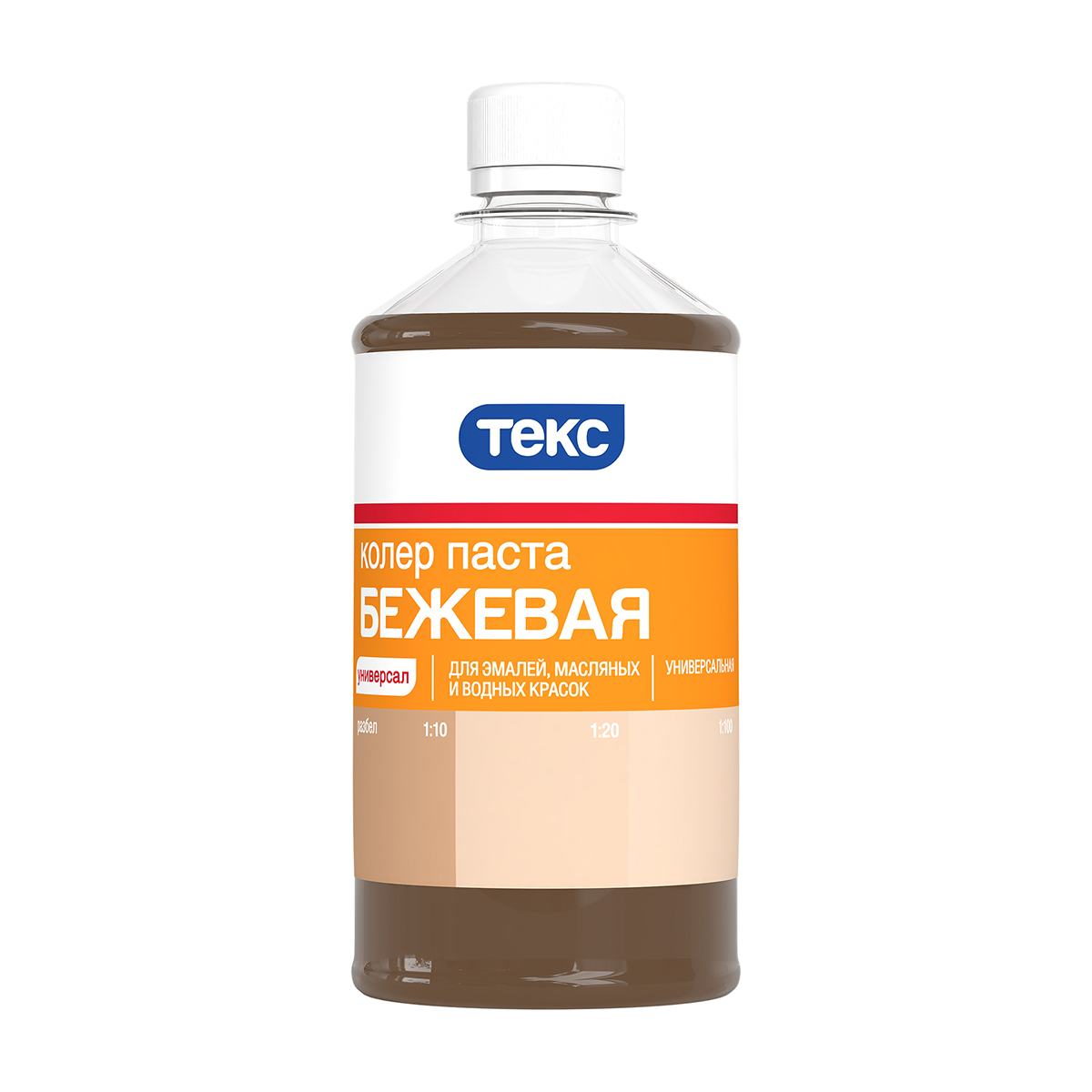 Паста колер. универс. № 15  бежевая  0,5 л (12) текс