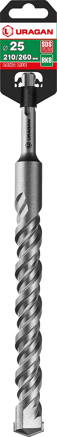 URAGAN 25 х 260 мм, SDS-plus бур (29311-260-25)