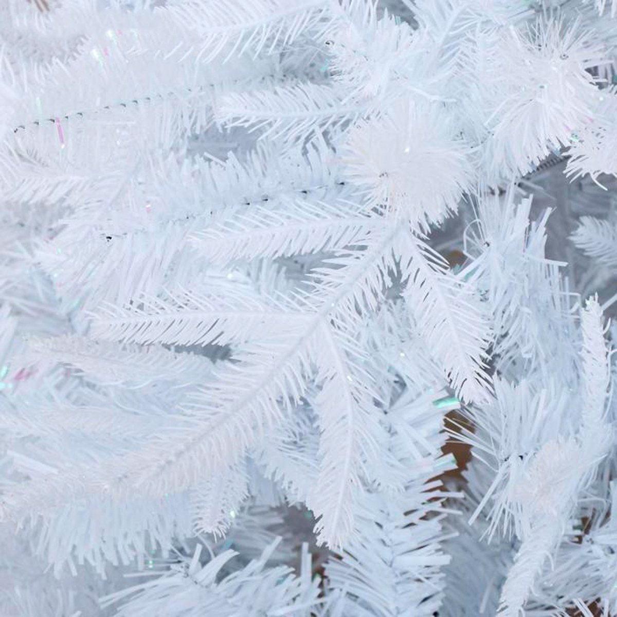 Ель декор. "элит" 120 см, 322 ветки (белая перелив.) "зимнее волшебство" 2338578