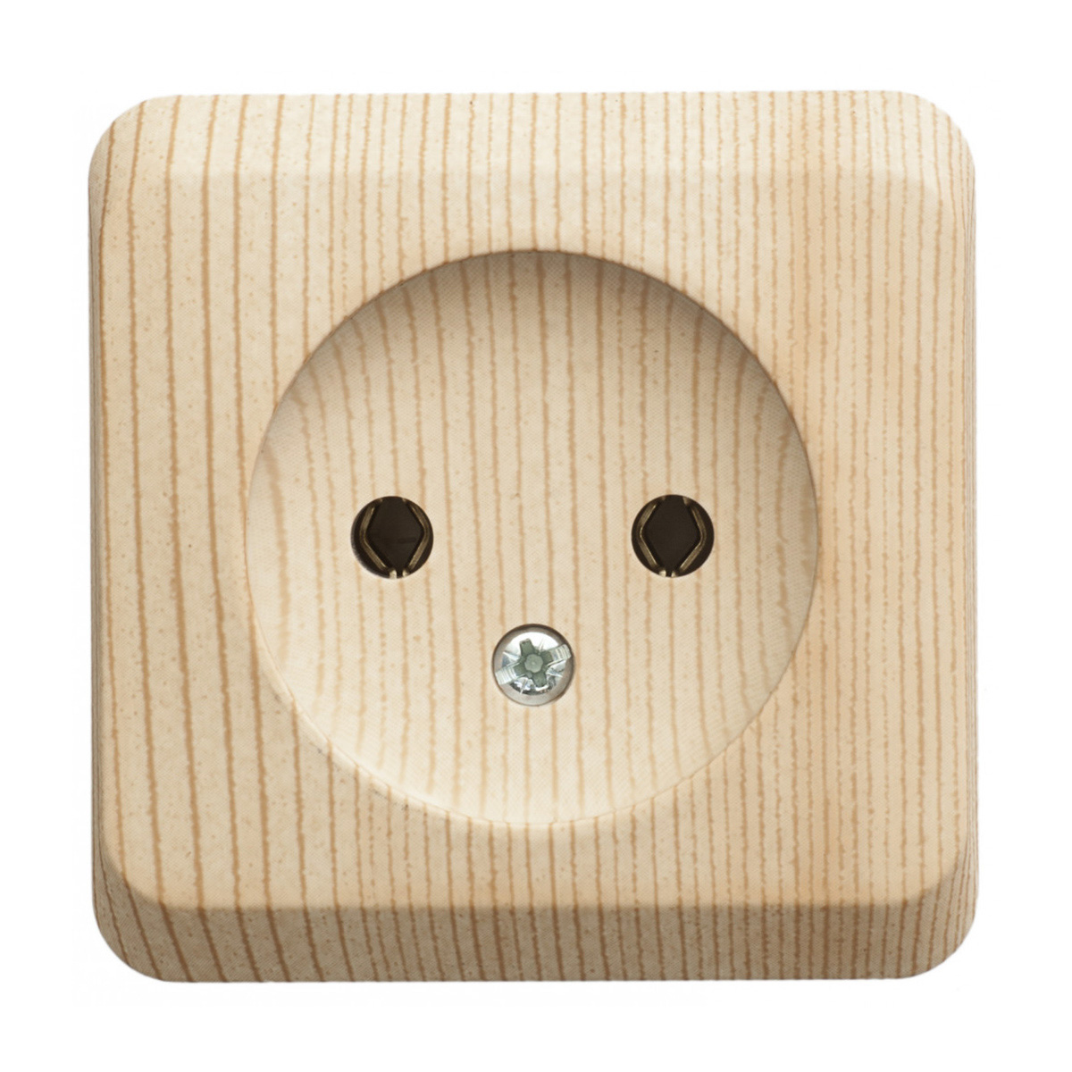 Розетка открыт. уст. "этюд" 1 местн. 16а, сосна (1/25/200) "schneider"