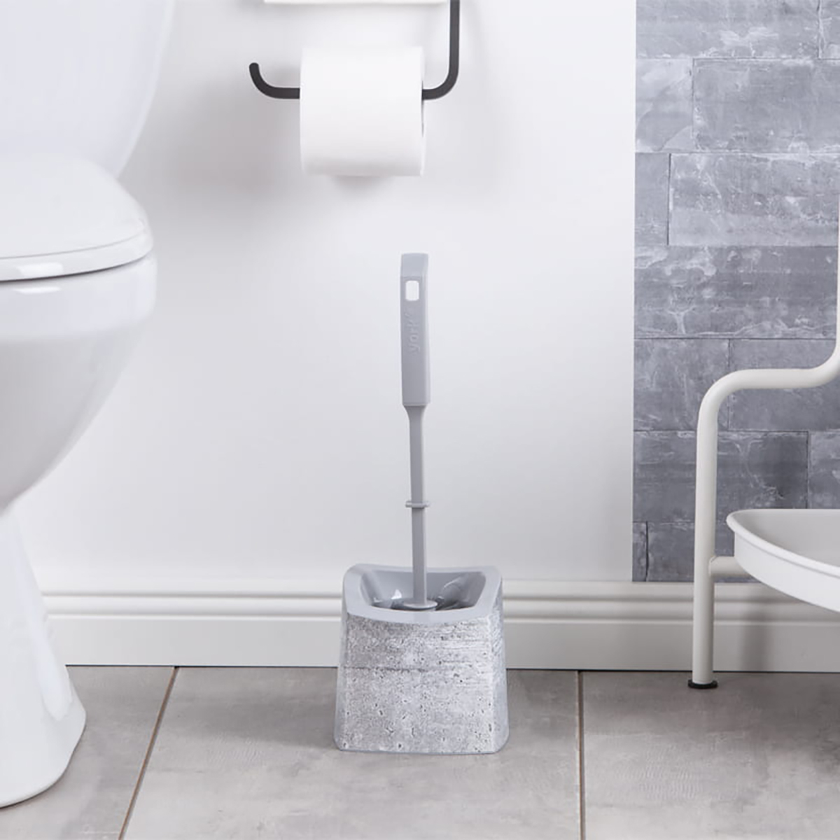 Туалетный набор "стайл лофт" ерш + подставка (1/20) "york"