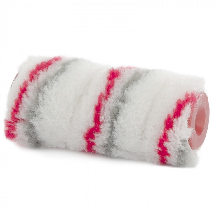 Миди-валик сменный для среднегладких поверхностей синтетический, 100 мм, ворс 12 мм, D 30 мм, D ручки 6 мм, полиамид MTX (80853)