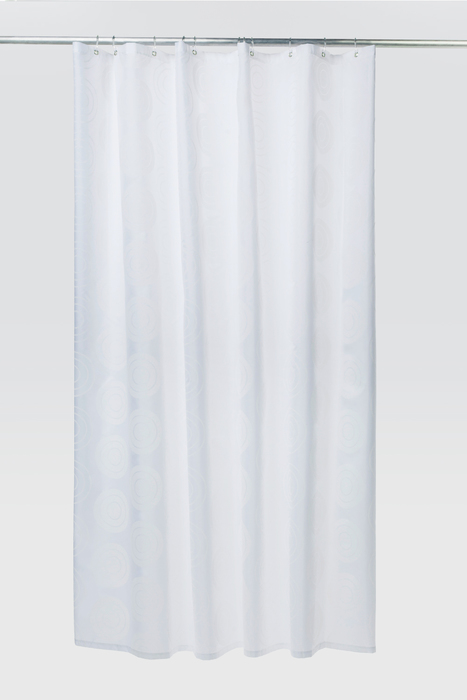 Штора для ванной 200*200 см (полиэстер) chequers white (1/20) "iddis" 432p20ri11