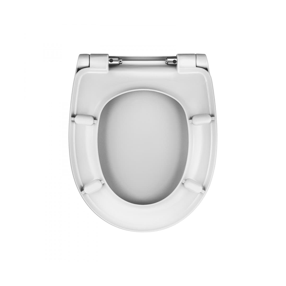 Сиденье для унитаза "real so" белое, микролифт, крепление металл. (1/5) "berges"