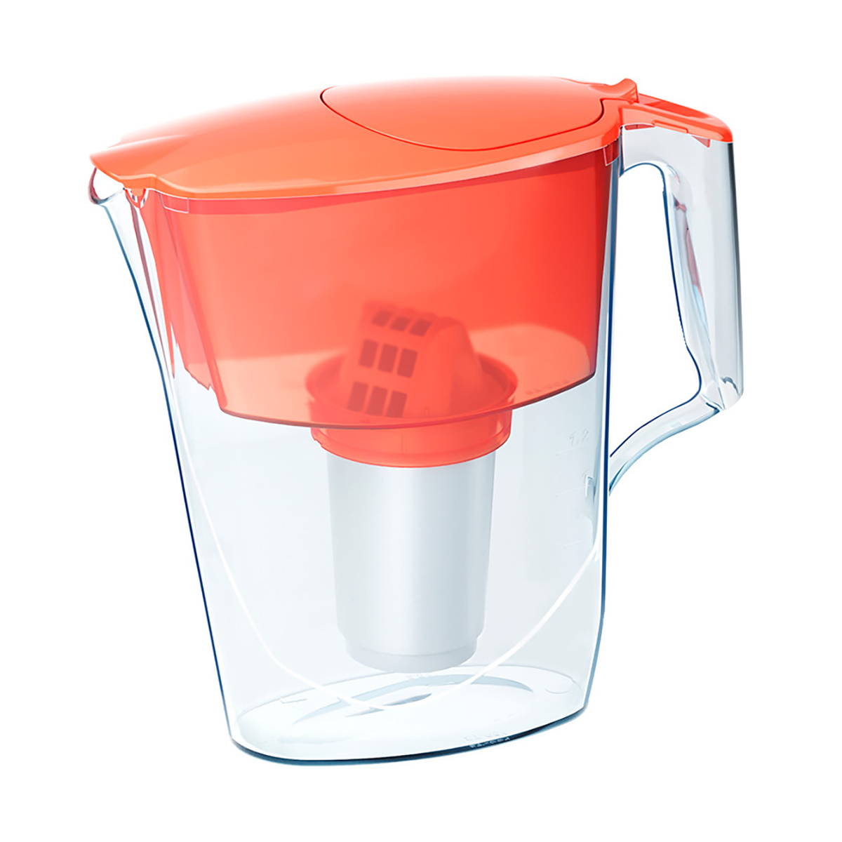 Фильтр-кувшин "ультра" модель p87а5f  2,5 л (коралл) (1/7) "аквафор"