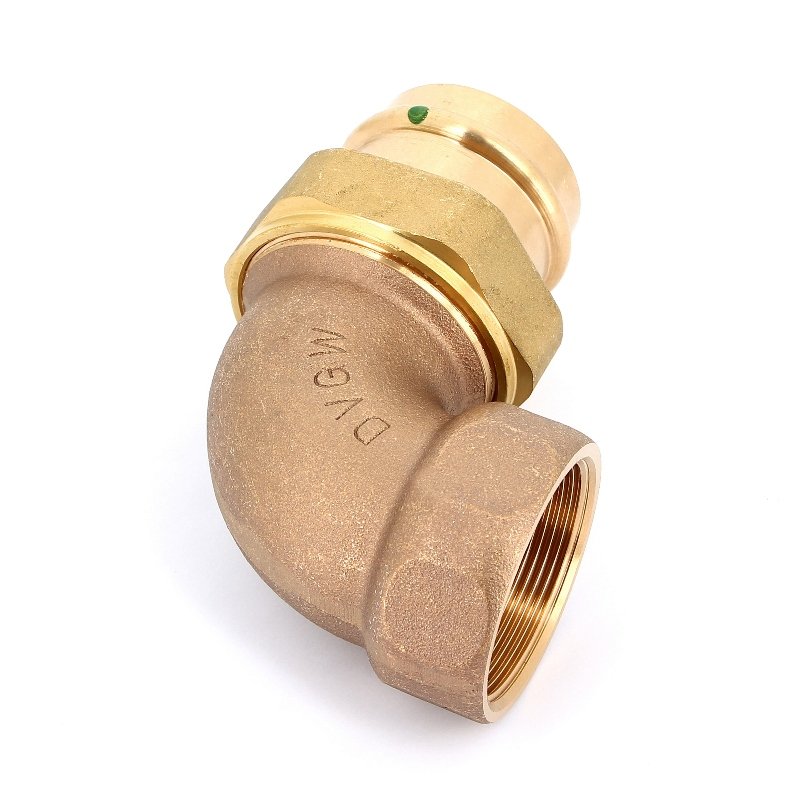 Угол пресс-В 54х2' с разъемным соединением и плоской прокладкой Sanpress VIEGA