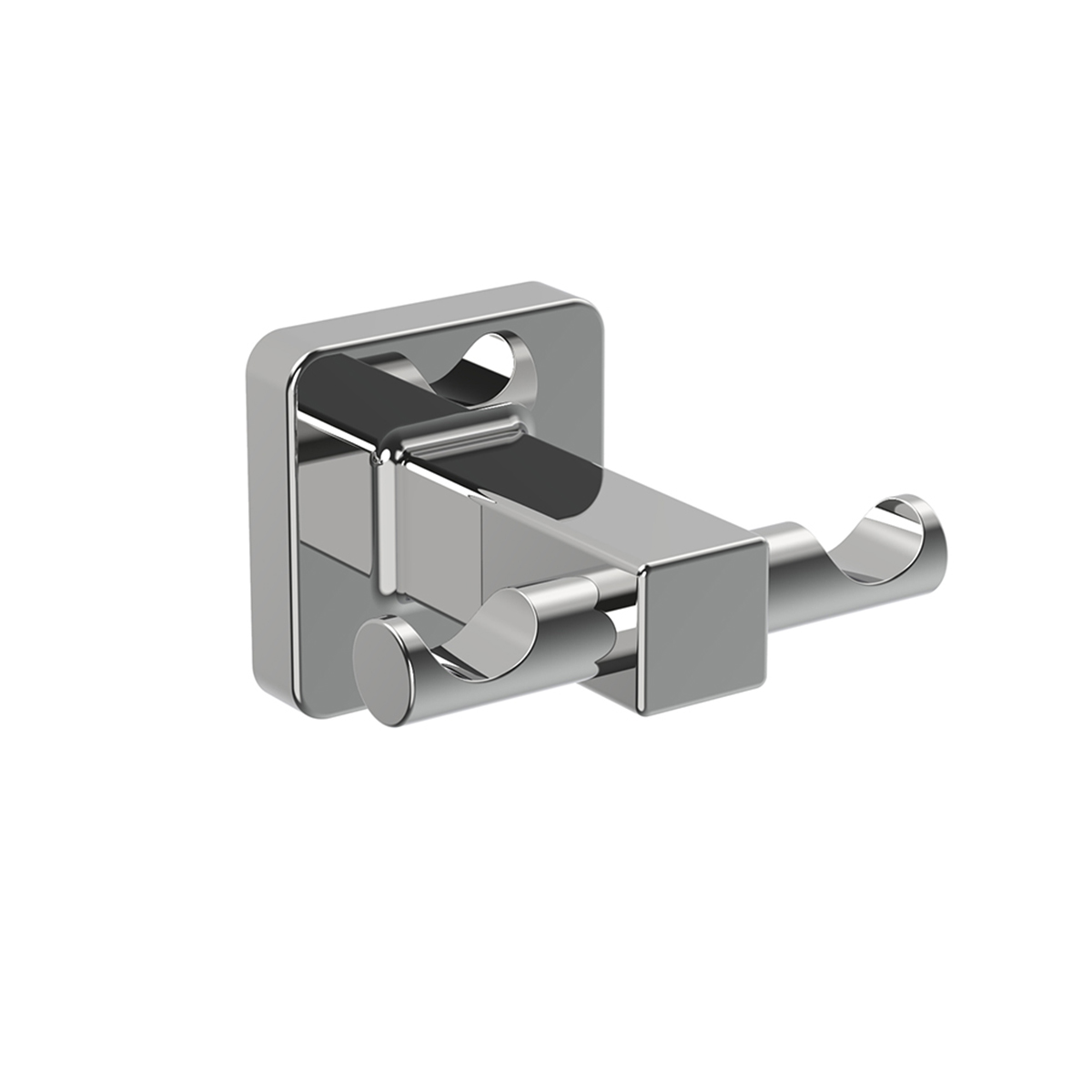 Крючок двойной r15005-2, хром (1/20/80) "frud"