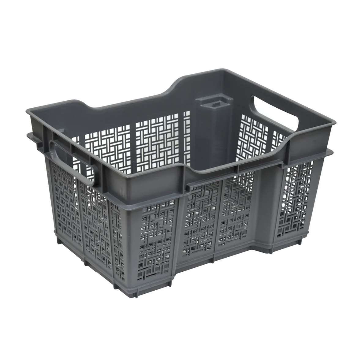 Ящик универсальный 400*300*220 мм  16 л (серый) (1/12) "виолет"