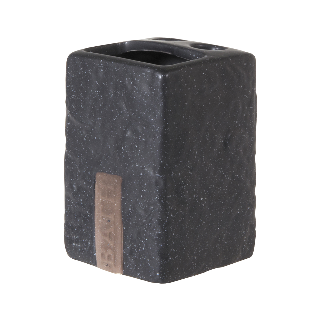 Стакан для ванной комнаты "bath" с разделителями, фарфор (1/6/24) "рыжий кот"