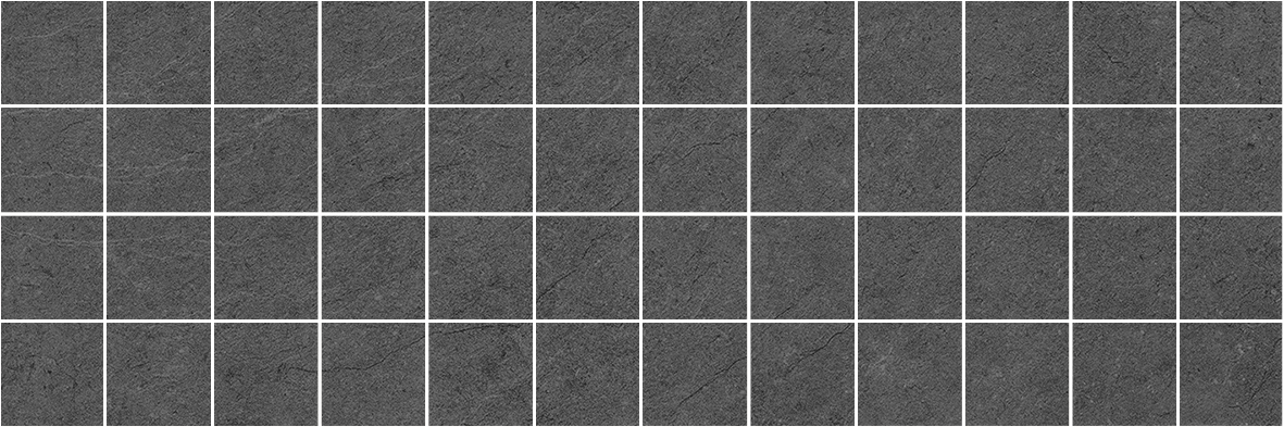 Story декор мозаичный чёрный 20x60