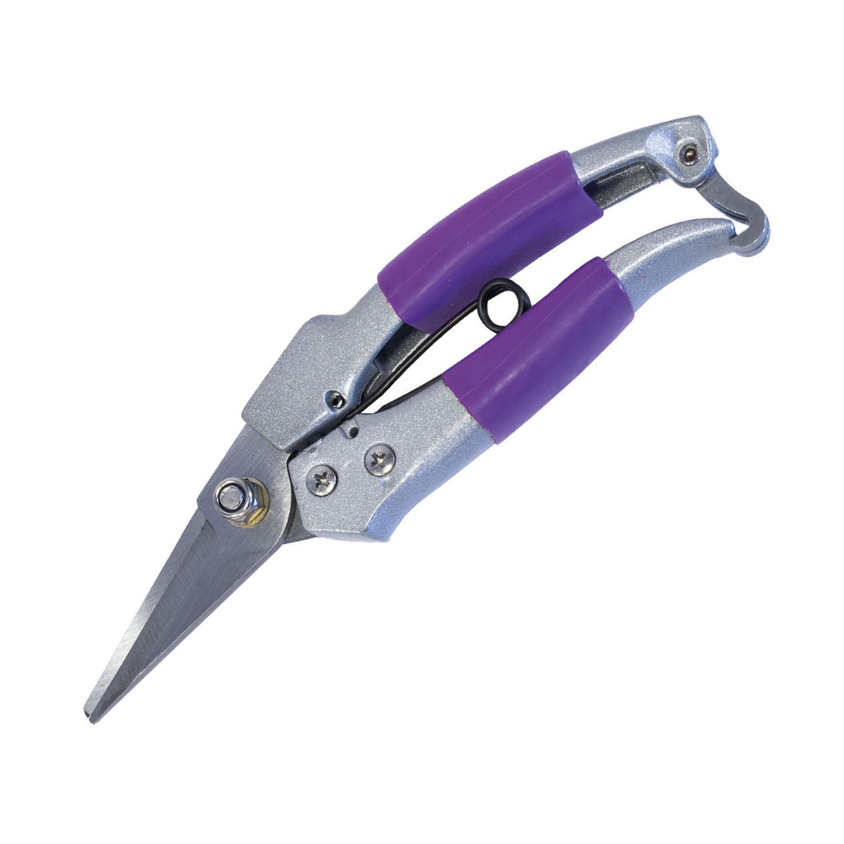 Секатор цветочный 200 мм, стальн. обрезин. рукоятки (1/60) "don gazon" 126-0250