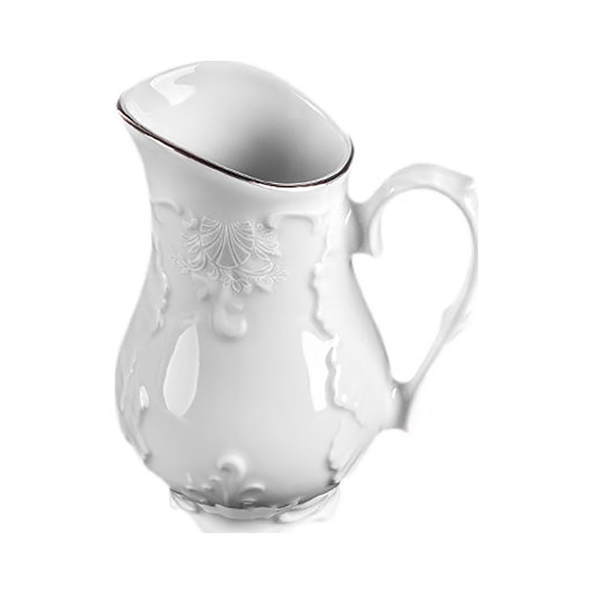 Молочник "rococo" узор платина 200 мл  (1/6/36) "cmielow" 0036260-omaz2304-рококо
