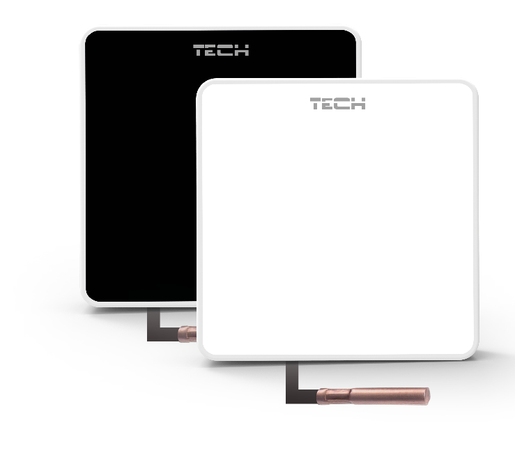 Беспроводной датчик пола TECH C-8f, черный