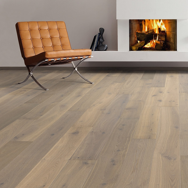 Паркетная доска Haro Series 4000 (5G) 538940 Дуб Мореный Пуро Белый Саваж брашированный однополосный 4V2200 x 180 x 13.5мм