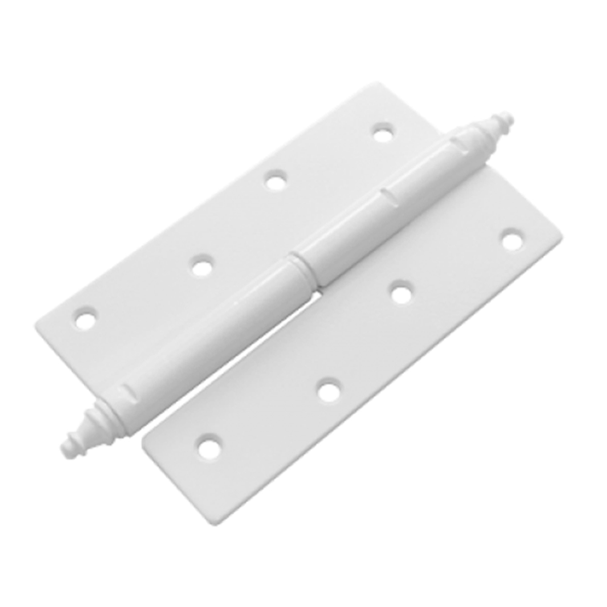 Петля фигурная  левая пн-120 белая (50) домарт