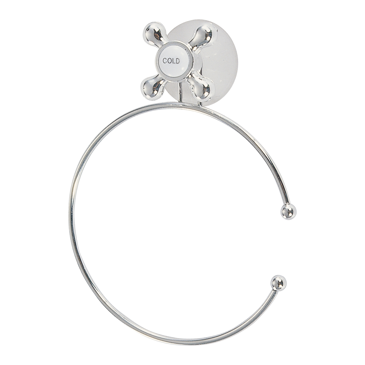 Полотенцедержатель-полукольцо на присоске (1/10) "рыжий кот" spot-bh-03