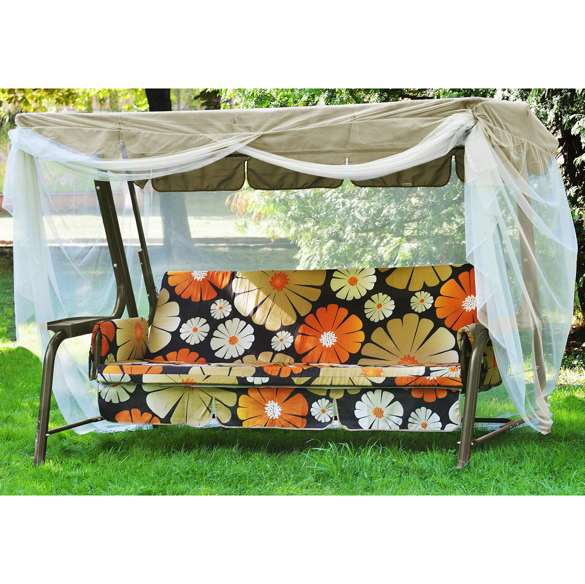 Качели садовые 3-х местные "сиена" (1) "olsa" с903