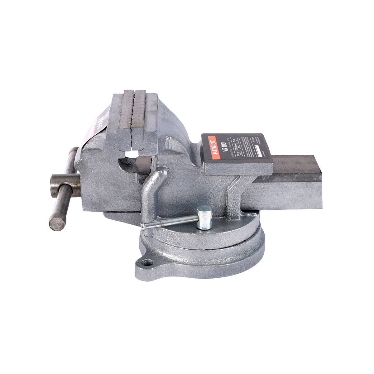 Тиски слесарные поворотные vr 100 (1) "patriot" 770000005