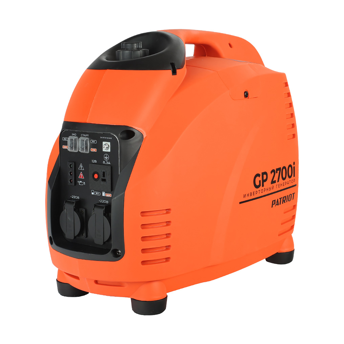 Генератор бензиновый инверторный gp-2700i (1) "patriot" 474101040