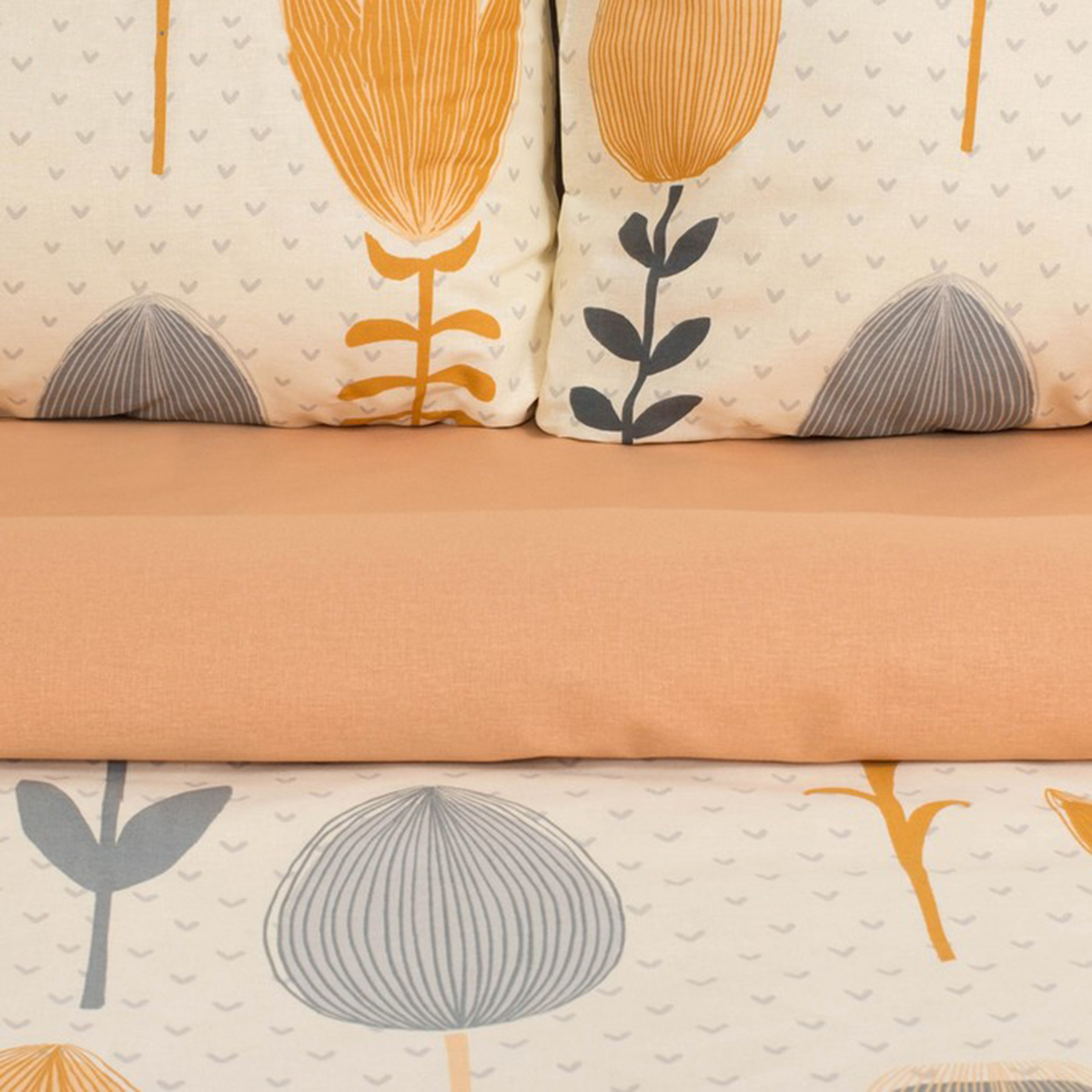 Постельное белье "этель" autumn flowers 1,5 сп. (бязь) (1) 4675215