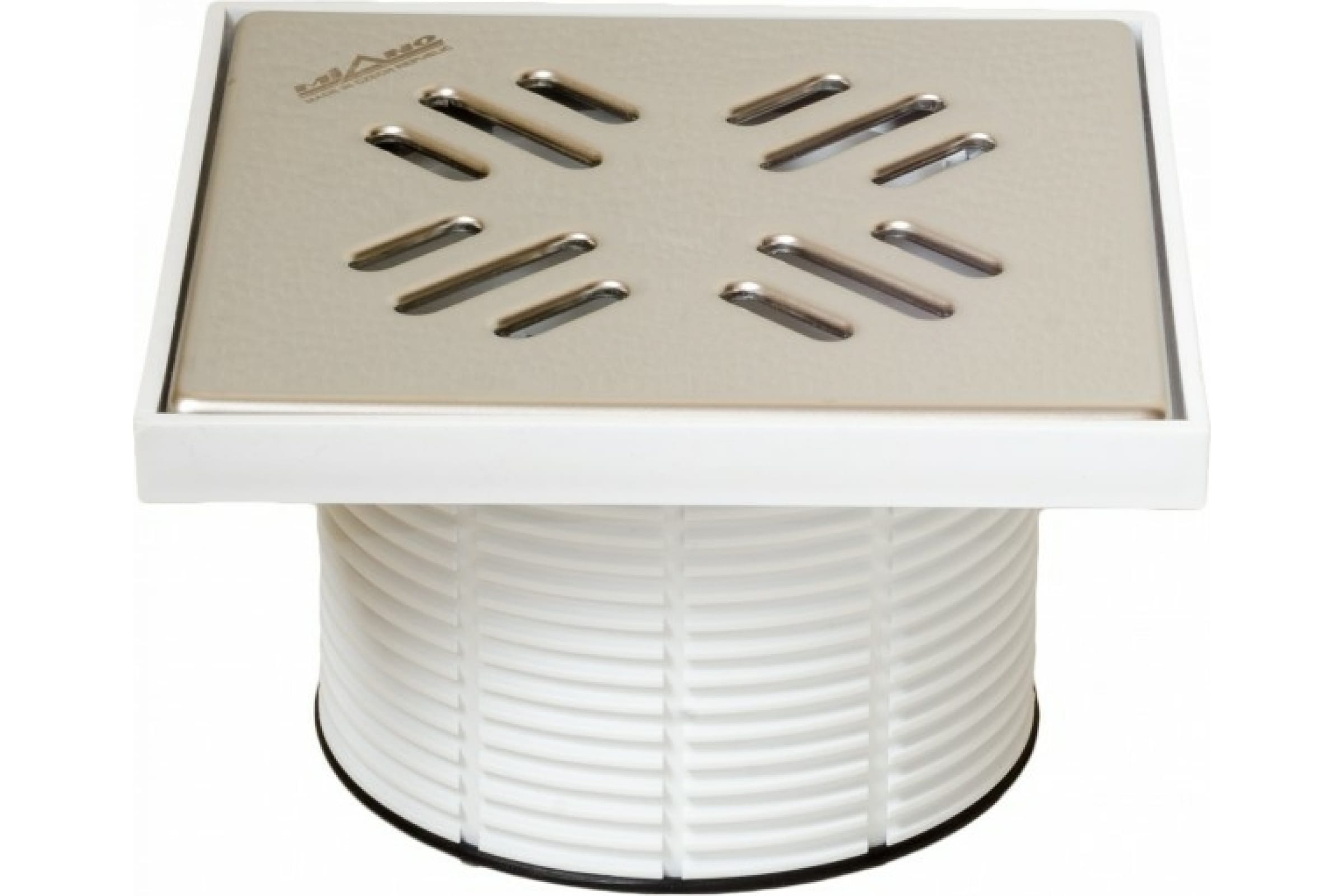 Горловина трапа MPV-050 105x105, удлиненная, для решетки из нержавеющей стали MPV-00004 MIANO